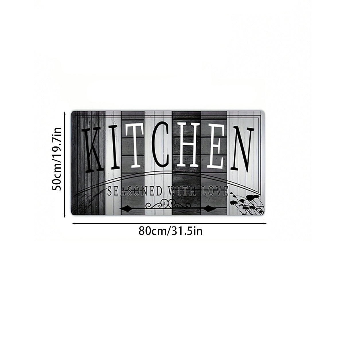 High-Quality Printed Absorbent Kitchen Mat - Made From Slip-resistant, Durable Material; Ideal for Kitchen Door Mats, Hallway Mats, Entryway Decor, Modern Kitchen Mats, Laundry Room Mats, And Kitchen Carpet Mats