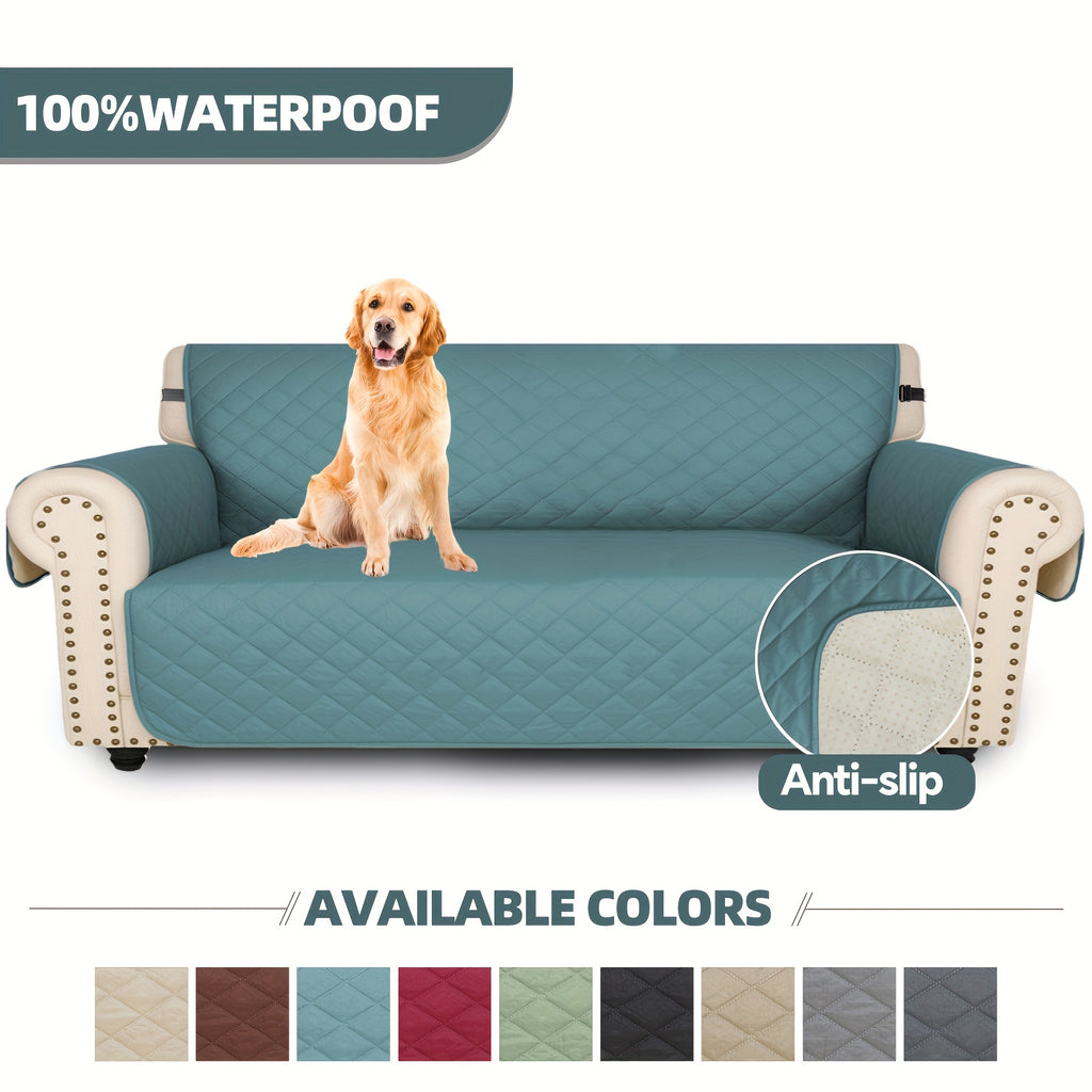 3-Set 100% Couch Covers for Pets Dogs with Non-Slip Fabric, 2025 New Non-Slip Dog Sofa Seat Covers with Side Pocket for 3pcs Cushions Washable Couch Cover Protector Sofa Slipcovers, Pet-Friendly, for Living Room, Office, And Home Decor