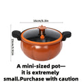 2.19 Gallon Large-Capacity Soup Pot with Twist-Lock Handle | Non-Stick, Multi-Function Cooking Pot, Compatible with Gas Stove, Open Fire, and Induction Cooker, Universal Stew Pot for Homes, Restaurants, Hotels, Fast , Easy Assembly