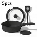 24pcs/7pcs/5pcs Cookware Set Non-Stick Pots & Pans Induction-Ready Kitchen Cookware Set Includes Skillet/Frying Pan/Soup Pot/Steak Pan Removable Handles Home & RV Kitchen Set Stackable Kitchen Accessories Easy To Clean Multiple Colors