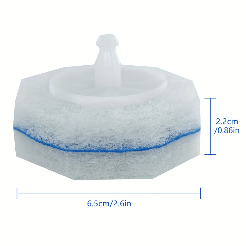 120/58 Pack Toilet Wand Refills Disposable Toilet Brush Replacement Heads with Upgraded Fiber Bristles, with Clorax Toilet Brush Replacement Systems, Handle Not Include