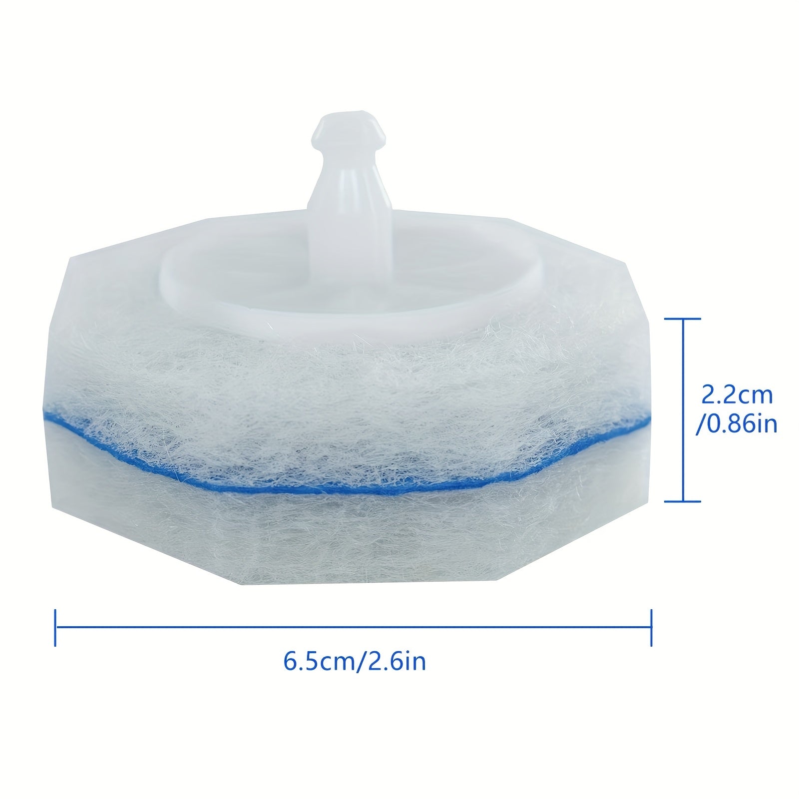 120/58 Pack Toilet Wand Refills Disposable Toilet Brush Replacement Heads with Upgraded Fiber Bristles, with Clorax Toilet Brush Replacement Systems, Handle Not Include