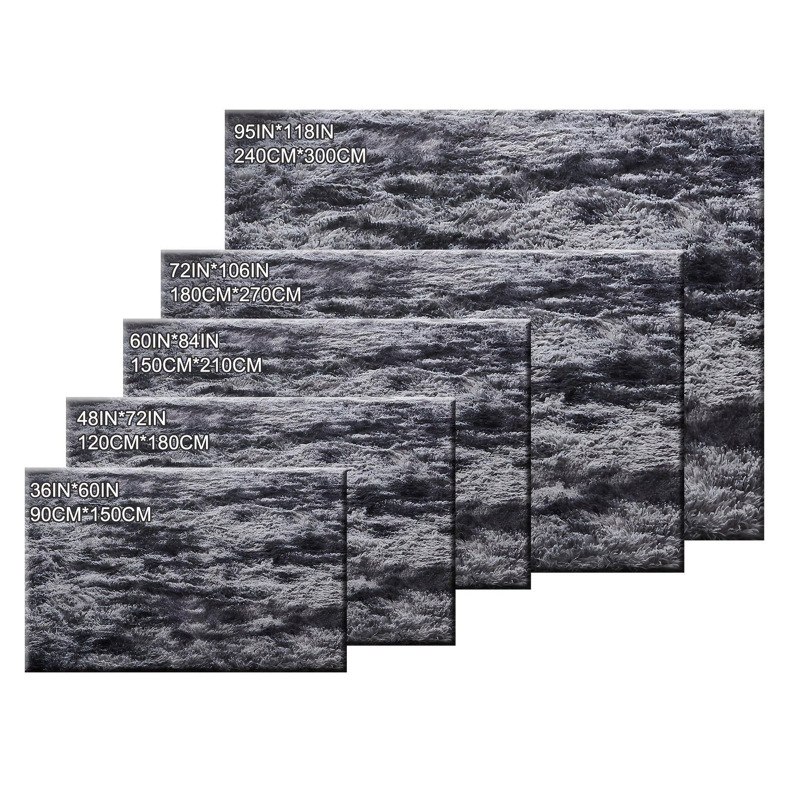 Super Soft Shaggy Area Rug for Living Room, Ultra-Plush Cozy Bedroom Carpet, Thick And Fluffy Rug Floor Mat for Home Decor. Super Warm Living Room Carpet for Winter, Housewarming Gift.