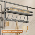 Multifunctional Metal Easy-Install Over-the-Door Storage Rack for Bedroom, Bathroom & Kitchen Organization, A Perfect Gift for Christmas And Halloween