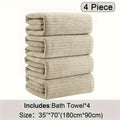 4 Pack Oversized Bath Towels Set, 35"x70" Extra Large Towel Microfiber Absorbent XL Bath Sheet Super Soft Bathroom Towels Set Quick  Plus Size Shower Towels for Family Hotel