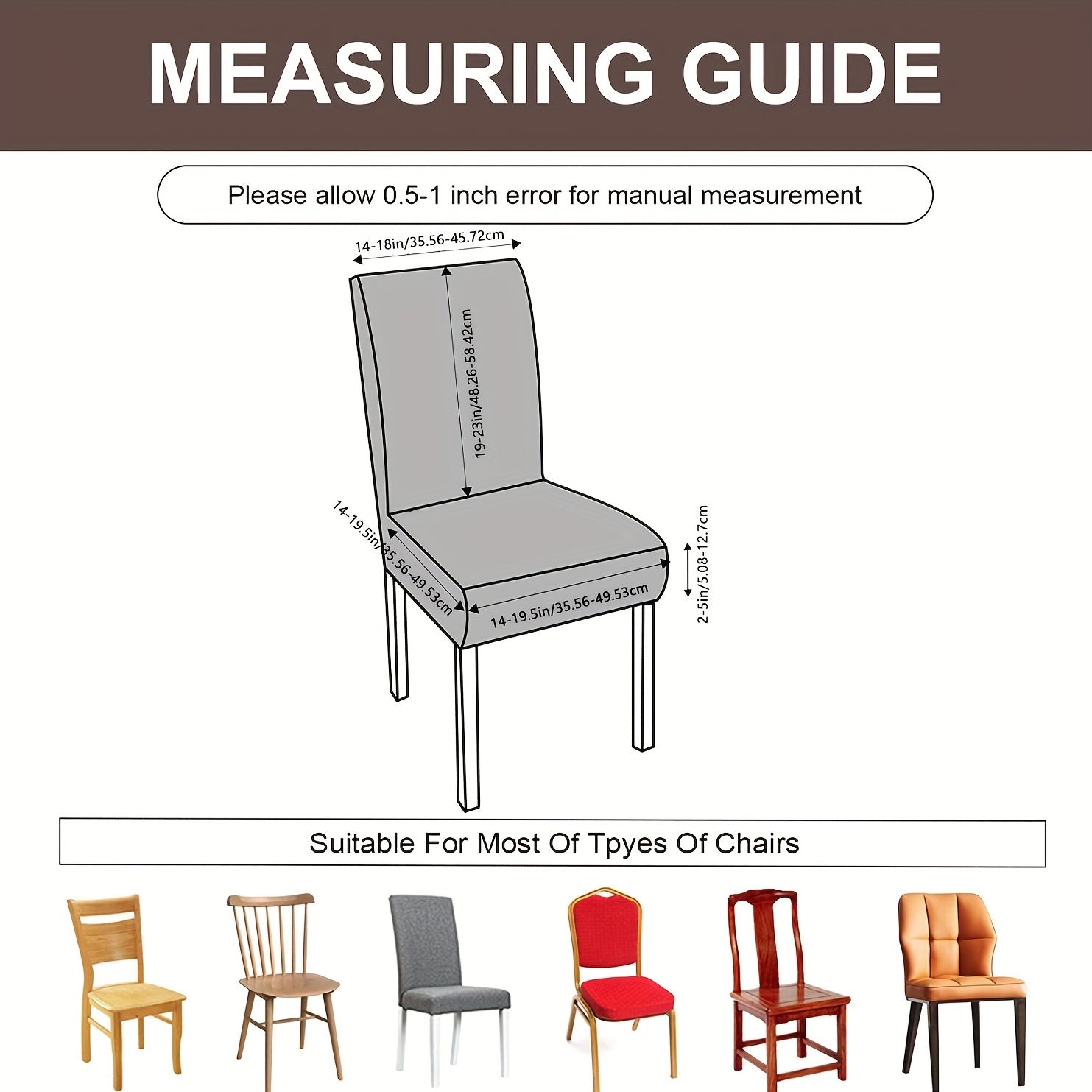 4/6pcs Chair Covers, Polar Fleece Jacquard, All-in-One Design with Elastic-band Closure, Machine Washable, for Dining Room Kitchen Chairs, 200-250 g/㎡