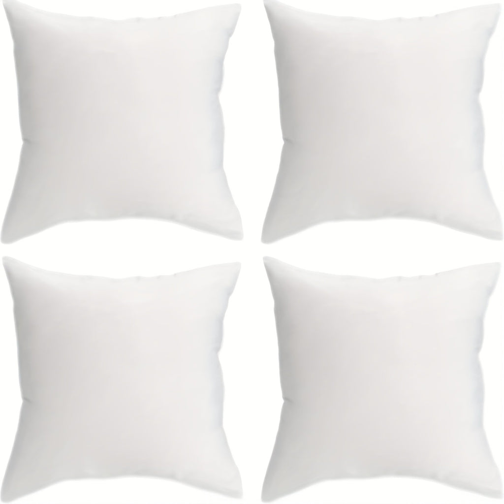 1/2/4pcs Pieces Of Throw Pillow Cushions, Square Filled Pillow Cores, Filled Fake Square Pillow Fillers, Used For Living Rooms, Bedrooms, Dormitories, Offices, And Home Decoration.