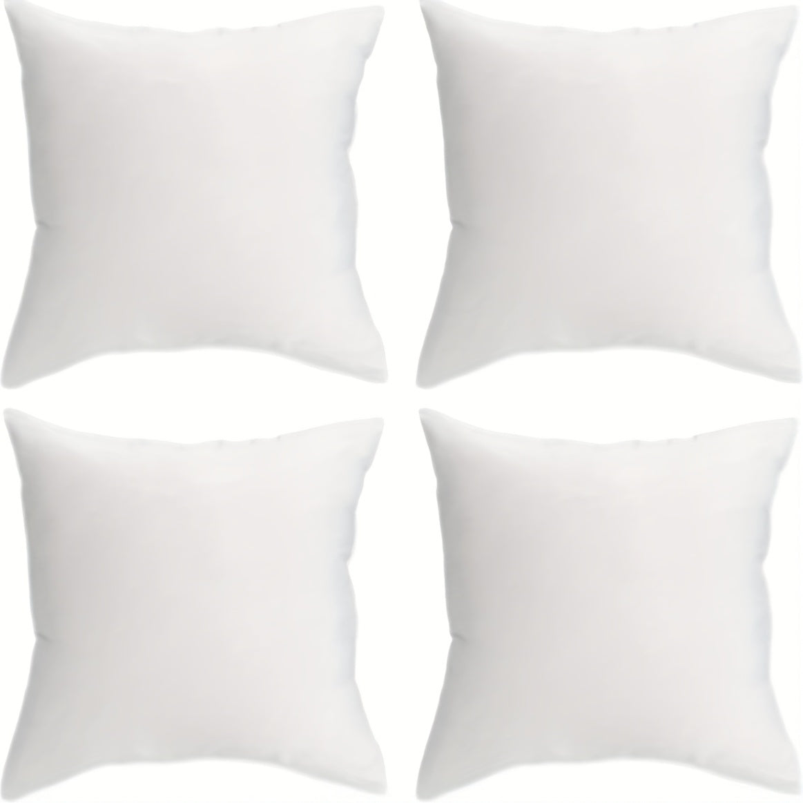 1/2/4pcs Pieces Of Throw Pillow Cushions, Square Filled Pillow Cores, Filled Fake Square Pillow Fillers, Used For Living Rooms, Bedrooms, Dormitories, Offices, And Home Decoration.