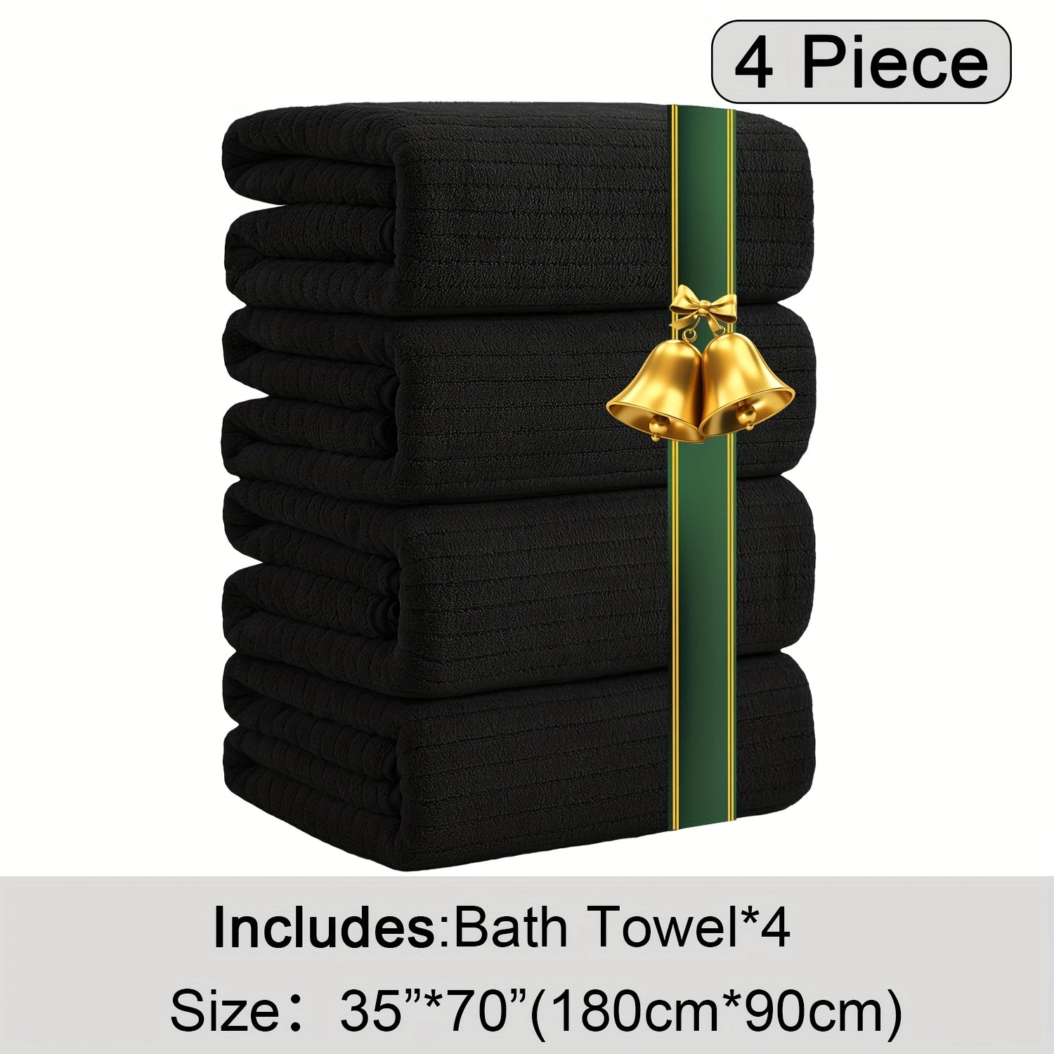 Oversized Bath Towels Set, Extra Large Towel Microfiber Soft XL Bath Sheet Super Absorbent Bathroom Towels Set Quick Dry Plus Size Shower Towels for Family Hotel, Wash Cloths
