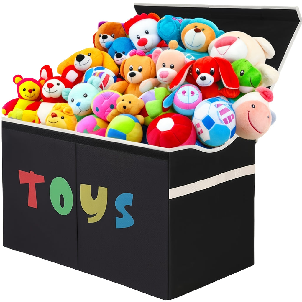 31.7gal Extra Large Box, Collapsible Sturdy Kids Chest for Boys, Girls, Kids, Storage Organizer Toddler Storage Bins with Lids, Box Basket for Living Room, Bedroom, Nursery, Shelf Baskets