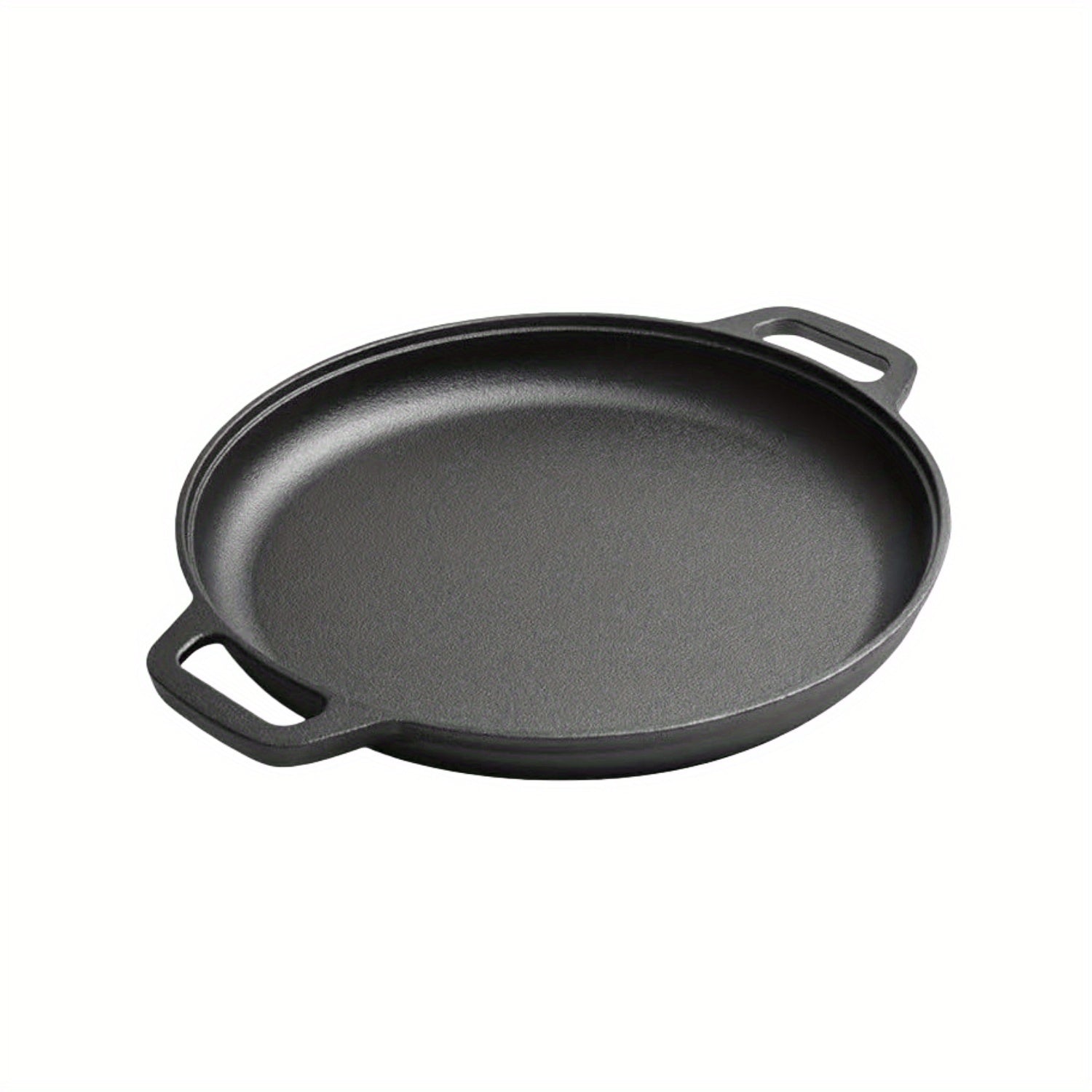 1/2/3pcs Cast Iron Pan, Pre Seasoned, Outdoor Camping Cookware Multifunctional, Non-stick, for Pizza Lovers, Home Kitchens, Outdoor Cooking, Durable, Even-Heating, Versatile, Compatible with All Stoves, Perfect for Home Kitchens And Outdoor Cooking