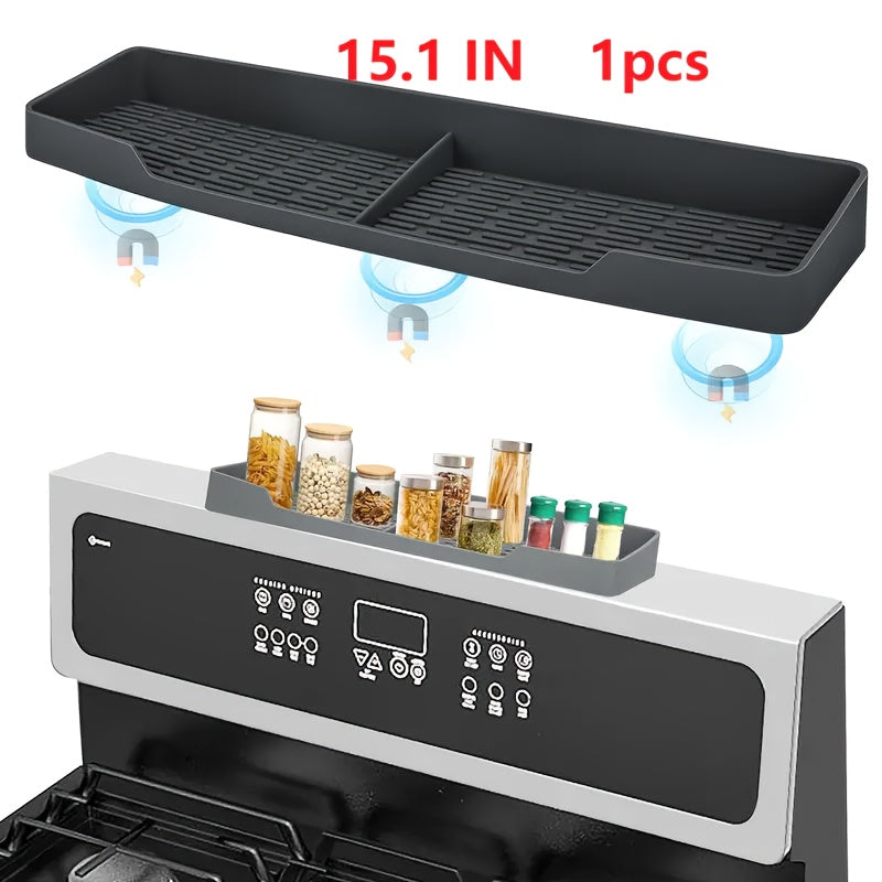 1/2pcs[28x20 Inch Silicone Stove Top Cover] Heat-Resistant Silicone Stove Top Cover Mat & Protector | 28x20 Inch Glass Cooktop Guard, Dish Drying Mat for Gas & Electric Stoves, Scratch-Resistant Kitchen Counter Protector Dish Drying Mats