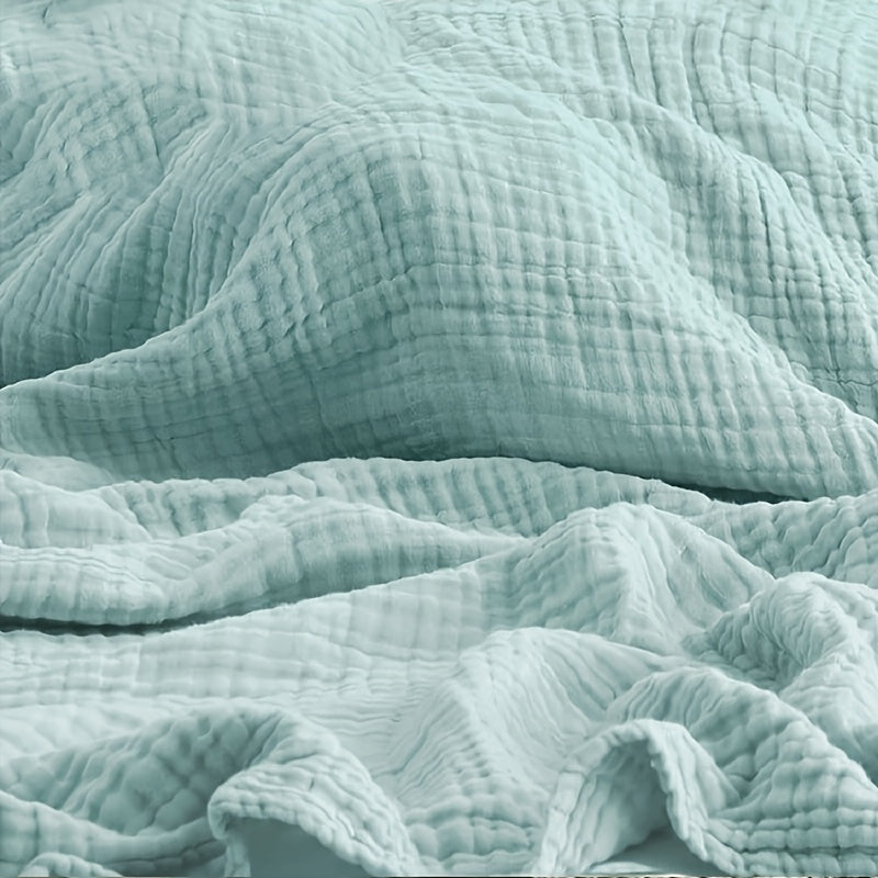 100% Cotton Muslin Blanket 6 Layers | Breathable & Lightweight, Soft Gauze, All-Season, Multipurpose, Perfect for Couch and Bed, Ideal Valentine'S Day and Holiday Gift, Machine Washable, Mixed Colors