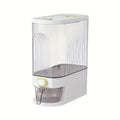 22/11Lbs Large Capacity Sealed Food Storage Tank, Suitable for Bulk Food Storage, BPA Free Plastic Container, Food Cabinet Storage Tank, Suitable for Grains, Nuts And Rice, Kitchen Storage And Storage, Kitchen Accessories, Christmas Gifts (5kg/10kg)