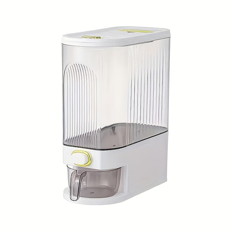 22/11Lbs Large Capacity Sealed Food Storage Tank, Suitable for Bulk Food Storage, BPA Free Plastic Container, Food Cabinet Storage Tank, Suitable for Grains, Nuts And Rice, Kitchen Storage And Storage, Kitchen Accessories, Christmas Gifts (5kg/10kg)