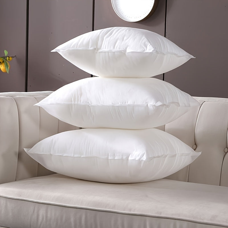 1/2/4pcs Pieces Of Throw Pillow Cushions, Square Filled Pillow Cores, Filled Fake Square Pillow Fillers, Used For Living Rooms, Bedrooms, Dormitories, Offices, And Home Decoration.