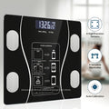 Intelligent Bathroom Scale, Digital Body Scale, with Backlit LED Display Screen And Sturdy Tempered Glass, Compact Size, Weighing Up to 400 Pounds/180 Kilograms