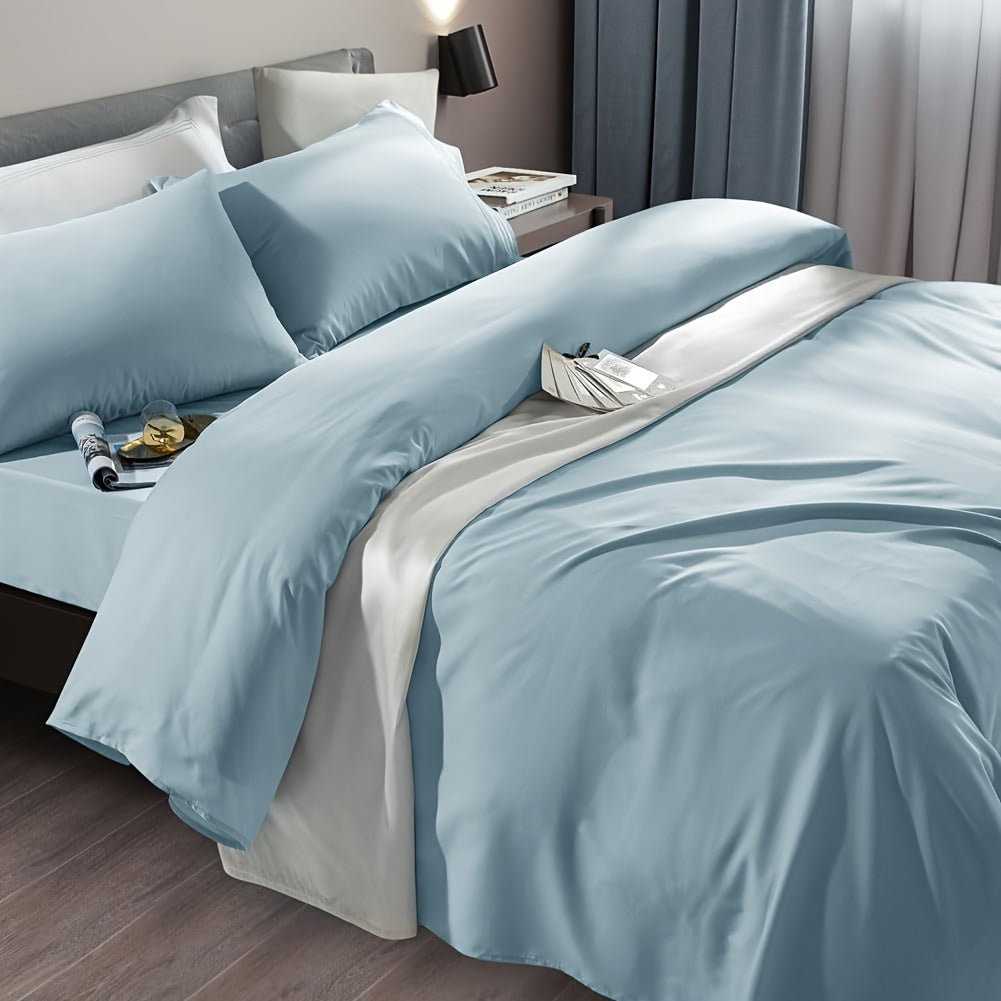 4pcs Sheet Set - Bed Sheet Set Super Soft Microfiber 1800 Thread Count Luxury Egyptian Sheets Fit 18-24 Inch Deep Pocket Mattress Wrinkle