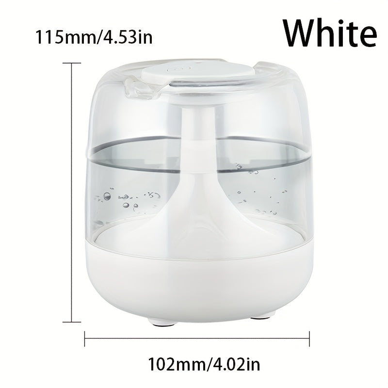 USB Powered Silent Home Humidifier with Seven Color Night Lights - Double Haze, Visible Water Level, 26dB Noise, Long-lasting 24-hour Run - Ideal for Living Room, Bedroom, Office - Perfect Birthday or Christmas Gift, Humidification, More