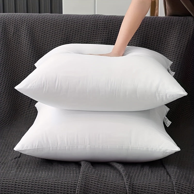 1/2/4pcs Pieces Of Throw Pillow Cushions, Square Filled Pillow Cores, Filled Fake Square Pillow Fillers, Used For Living Rooms, Bedrooms, Dormitories, Offices, And Home Decoration.